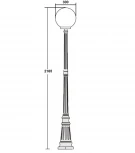 Наземный фонарь Oasis Light 88209L Bl (220V, шарики, IP44)