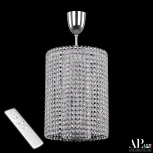 Потолочная люстра на штанге светодиодная с пультом APL LED Sicilia SH01.25.A.LED-DIM.Ni.Tube (220V, хрусталь)