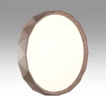 Настенно-потолочный светильник Sonex Zif Wood 7637/EL BASICA SN пластик/корич. под дер. LED 70Вт 3000-6000K D485 IP43 пульт ДУ (220V, круглые)