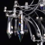 Подвесная люстра большая Loft It Mira 10259/1000 Silver Asfour (LED, 220V, на тросе)