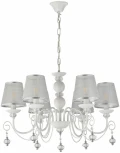 Подвесная люстра Arte Milano AM347620 347620/6 WT+SL (220V, подвески, на цепи)