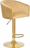 Стул барный DOBRIN DARCY GOLD (песочный велюр (1922-3)) 5025_GoldBase-LM GOLD, цвет сиденья песочный (1922-3), основания золото