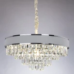Подвесная люстра Arte Lamp Diadem A1002LM-8CC (220V, хрусталь, на цепи, круглые)