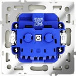 Розетка с заземлением и шторками (сталь) Voltum S70 VLS040205