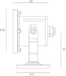 Грунтовый светильник светодиодный Oasis Light HUMBERG W77164 SS (220V, IP65)