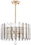 Подвесная люстра хрустальная на штанге Arte Milano Sorrento-1409 371409/5/350/400 GD (220V)