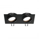 Встраиваемый светильник под лампу GU5.3 черный Wolta Alto WDL-GU5.3/01BL-02