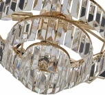 Подвесная люстра хрустальная на штанге Arte Milano Sorrento-5009 375009/4+2/300/480 GD (220V)