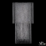 Бра светодиодное APL LED Sicilia SH500.B3.35-70.A.Ni.4000 (220V, хрусталь)