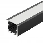 Профиль LINIA49-F-M-3000 BLACK (Arlight, Алюминий) 055443