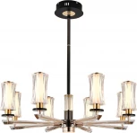 Потолочная люстра на штанге (13038/8R Black) Indigo Grandioso V000186L (регулировка яркости, LED, 220V, пульт управления)