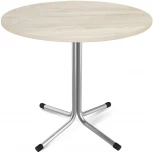 Стол SHT-TU7/80 ЛДСП хром лак/дуб беленый Sheffilton SHT-TU7 5330281301