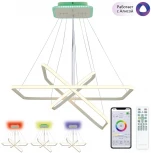 Подвесная люстра RGB Wi-Fi Citilux Неон Смарт CL731AK110E (LED, 220V, умный дом - Алиса, на тросе)