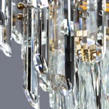 Подвесная люстра каскадная Divinare Bellatrix 3510/17 LM-11 (220V, хрусталь, на тросе)