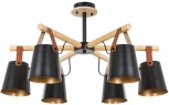 Потолочная люстра на штанге Arte Lamp Thomas A7032PL-6BK (220V)