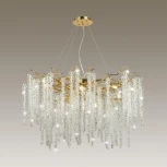 Подвесная люстра большая Banche 5005/14 (220V, подвески, на тросе, ветки)