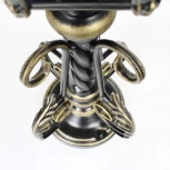 Наземный фонарь Кузнечное дело Квадро 26-001-ЧЗ (220V, ковка, под старину, IP54)