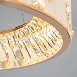 Подвесная люстра хрустальная светодиодная Bogate's Cliff 90373/1 (220V, на тросе)