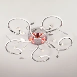 Потолочная люстра Eurosvet Curl 90129/5 хром