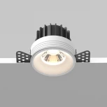 Встраиваемый светильник под гипсокартон Maytoni Round DL058-12W3K-TRS-W (LED, 220V, круглые)