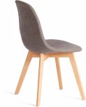 Стул CINDY SOFT (mod. C1021F1-1) / 1 шт. в упаковке (Велюр,Дерево бук /Серый)