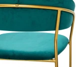 Стул R-Home Portman Aquamarin gold