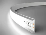 Алюминиевый профиль накладной гибкий для светодиодной ленты до 15мм Ambrella Illumination GP1600WH