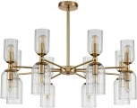 Потолочная люстра на штанге Lumion Kassia 6586/16 золото/прозрачный, металл/стекло E14 16*40W 220V