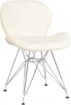 Стул обеденный BUTTERFLY CHROME (ножки хром, цвет кремовый)