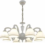 Подвесная люстра Arte Milano AM341837 341837/8 WT+G (220V, на цепи)