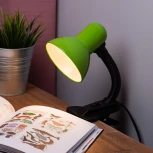 Офисная настольная лампа на прищепке ЭРА N-102-Е27-40W-GR