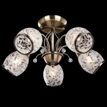 Потолочная люстра Eurosvet 30026 30026/5 античная бронза (220V, лепестки)