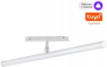 Трековый светильник низковольтный 48V 12W светодиодный диммируемый Novotech Flum 359447 белый 3000-6000K (регулировка яркости, управление смартфоном, умный дом - Алиса, Tuya Smart)