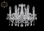 Подвесная люстра Art Classic 11.21 11.21.6.141.Cr.Sp (220V, хрусталь, на цепи, подсвечник, свеча)