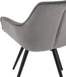 Стул вращающийся Сеул велюр темно-серый УТ000035941