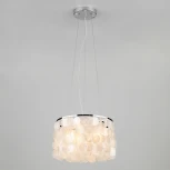 Подвесная люстра Eurosvet 60005-3535 60005/3 хром / перламутр (220V, на тросе)