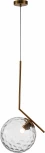 Подвесной светильник Dolce V000118 (11007/1P Clear) (220V, на проводе, шар)