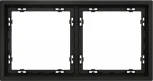 Рамка на 2 поста (черный матовый) Voltum S70 VLS100208