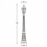 Наземный фонарь Oasis Light 91411L Gb (220V, IP44)