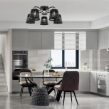 Потолочная люстра Arte Milano AMALFI-328207 328207/5 BK.CR (220V)