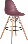 Стул барный DSW BAR (ножки светлый бук, цвет пыльная роза (NX-P-11))