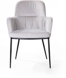 Стул с подлокотниками Barkley, микровелюр серый Top Concept BARKLEY 2001000000340