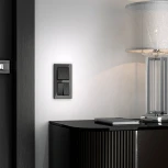 Выключатель двухклавишный (hammer черный) Werkel W1220008 (a052059)