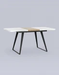 Стол обеденный Stool Group Йорк раскладной 120-160*80 белый УТ000017316