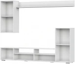 Готовая гостиная Woodville Oluwande белый / белый глянец 499613