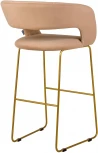 Стул полубарное R-Home Hugs Беж/Link Золото