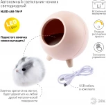 Ночник светодиодный с выключателем регулировкой яркости и зарядкой от USB ЭРА NLED-468-1W-P
