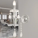 Бра Arte Milano AM347710 347710/1W CR (220V, подвески, подсвечник, свеча)