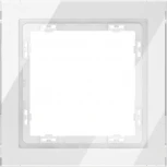 Рамка на 1 пост (белый, стекло) Voltum S70 VLS110101