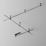 Шинопровод магнитный Flarity черный 2м Maytoni Busbar trunkings Flarity TRX154-112B (24V)